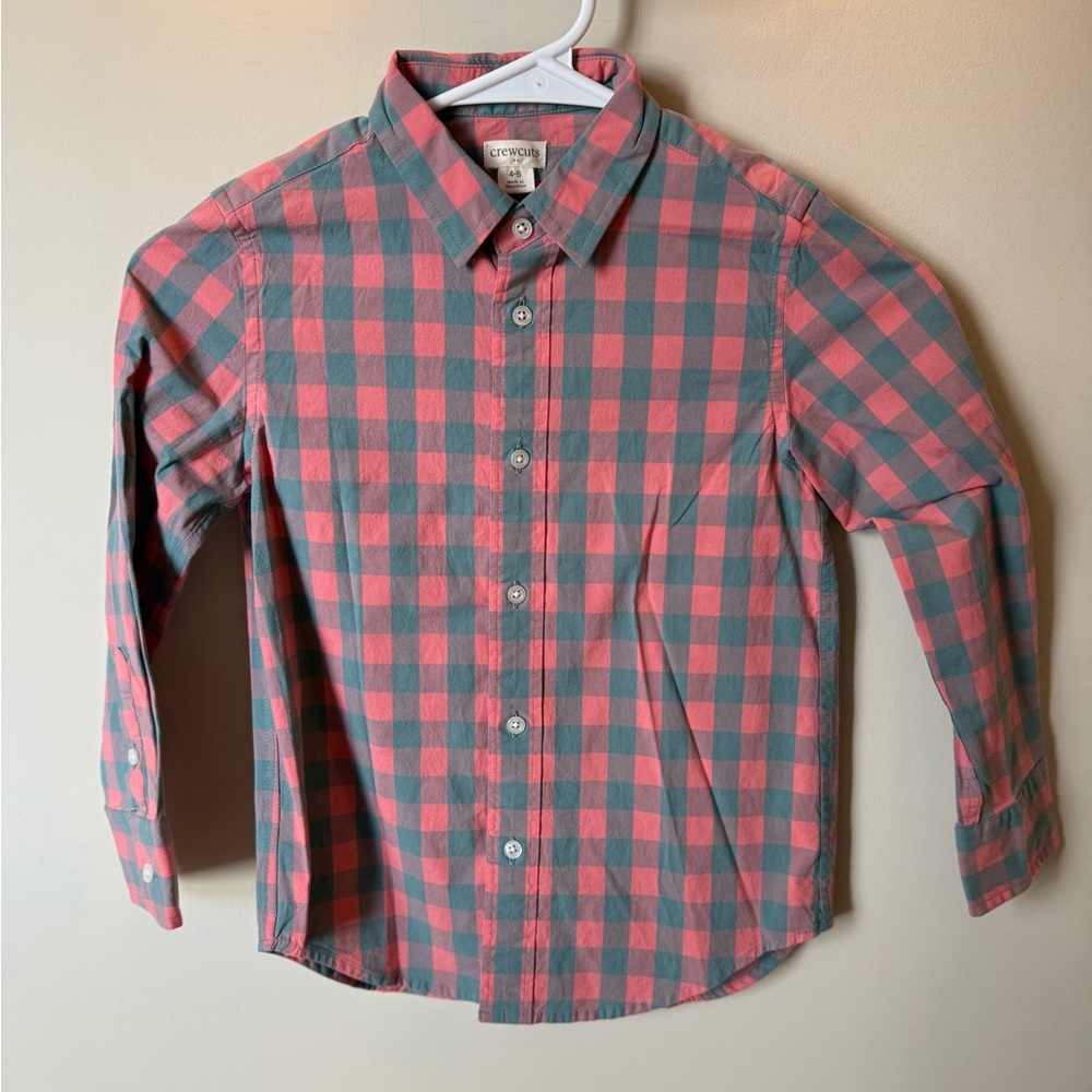 Children's Plaid Button-Up Shirt